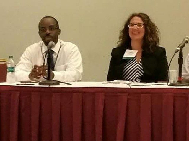 Dr. Dale speaking on behalf of DiverseMedicine at a national AAMC conference alongside distinguished academic faculty.